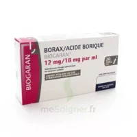 Borax/acide Borique Biogaran 12 Mg/18 Mg/ml, Solution Pour Lavage Ophtalmique En Récipient Unidose à Nice